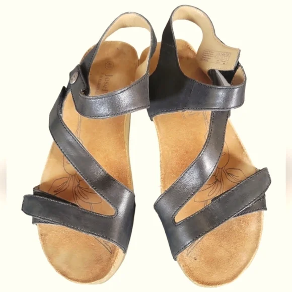 Josef Seibel Black Fisherman COMFORT Sandals • NWT Amazon.com | Josef Seibel Men main image 2